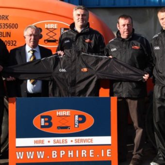 Proud Sponsors of Wicklow GAA - Martin Colema, Feargal Donoghue and the Boom and Platform Team