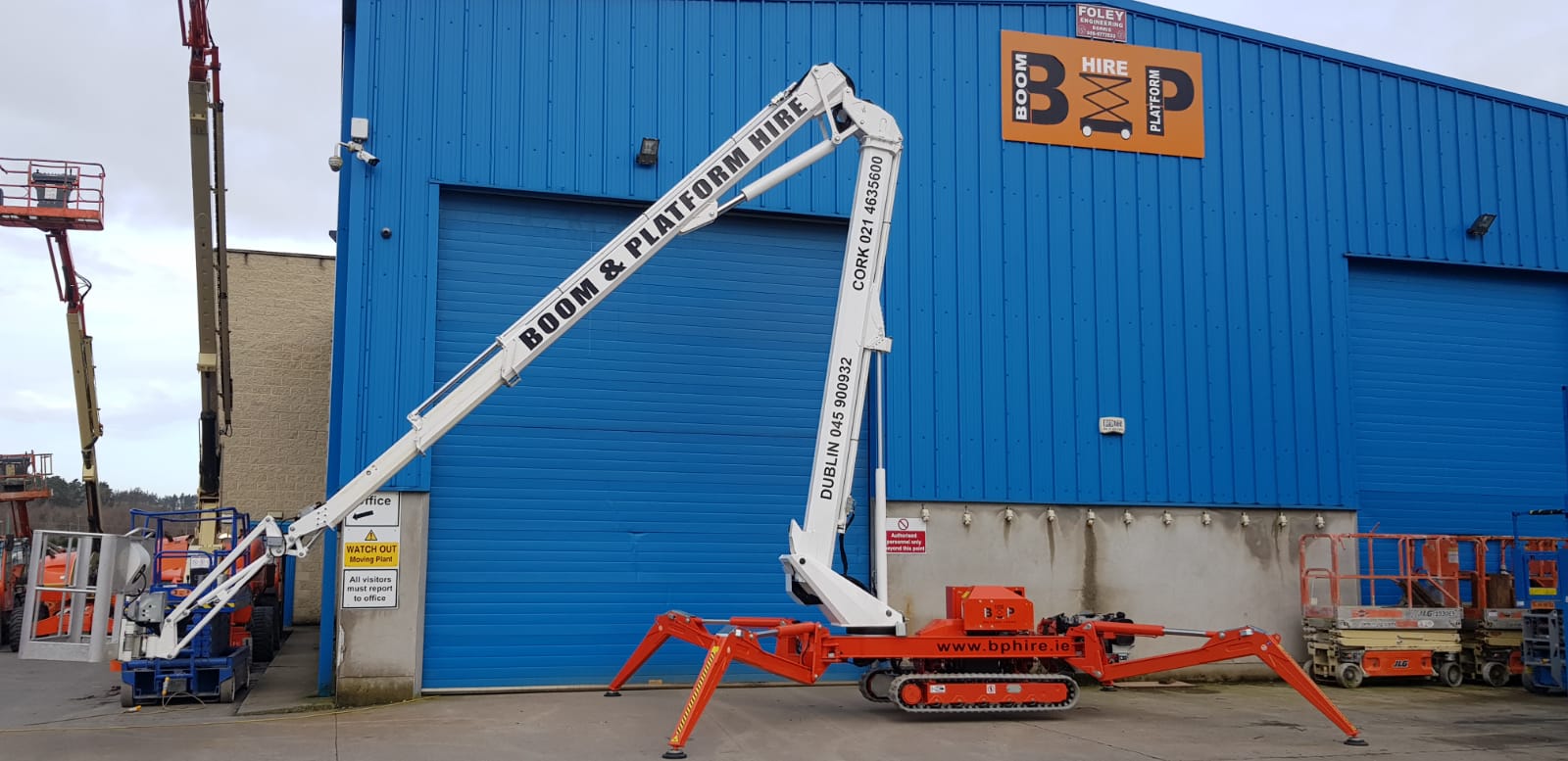 Spider Lift and Booms for Hire