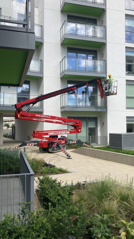 Hinowa 26.14 Spider Lift Onsite in Dublin Residential Project
