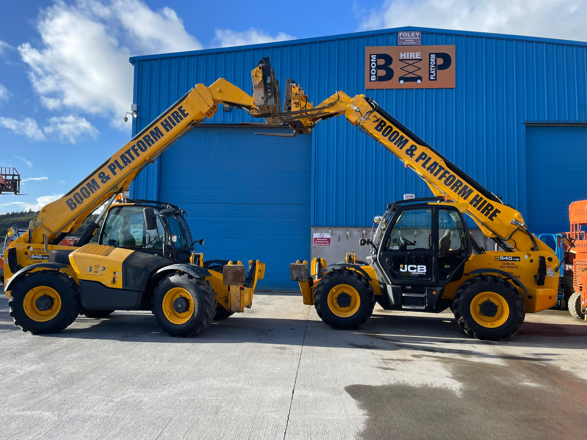 JCB Telehandlers for Hire from Boom & Platform Hire Dublin