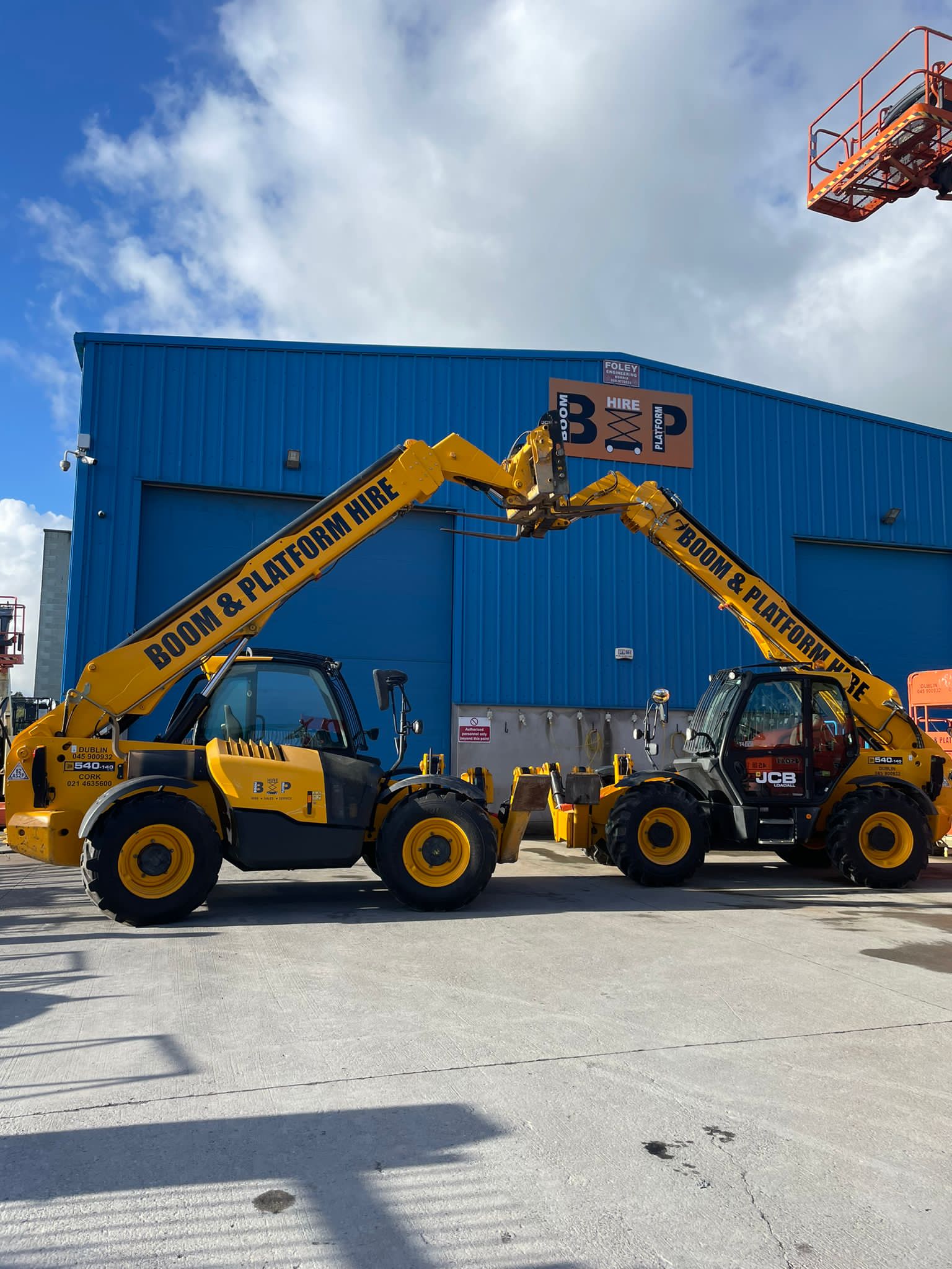 JCB Telehandlers for Hire from Boom & Platform Hire